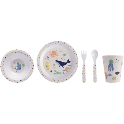Ladelle Kinder Geschirrset Ocean 5er Set Bunt