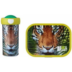 Mepal Brotdose + Verschlussbecher Campus 300 Ml + 700 Ml 2er Set Grün-lime