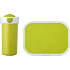 Mepal Brotdose + Verschlussbecher Campus 300 Ml + 700 Ml 2er Set Lime