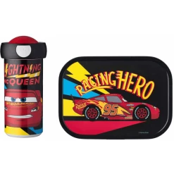 Mepal Brotdose + Verschlussbecher Campus 300 Ml + 700 Ml 2er Set Schwarz