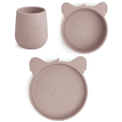Nuuroo Geschirrset Judi Koala 3er Set, Woodrose
