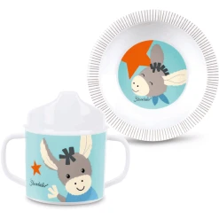 Sterntaler Trinklernbecher & Schalen Set 2er Set Blau