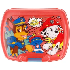Stor Premium Lunchbox Paw Patrol Comic 17,5 X 13,8 X 7 Cm Rot